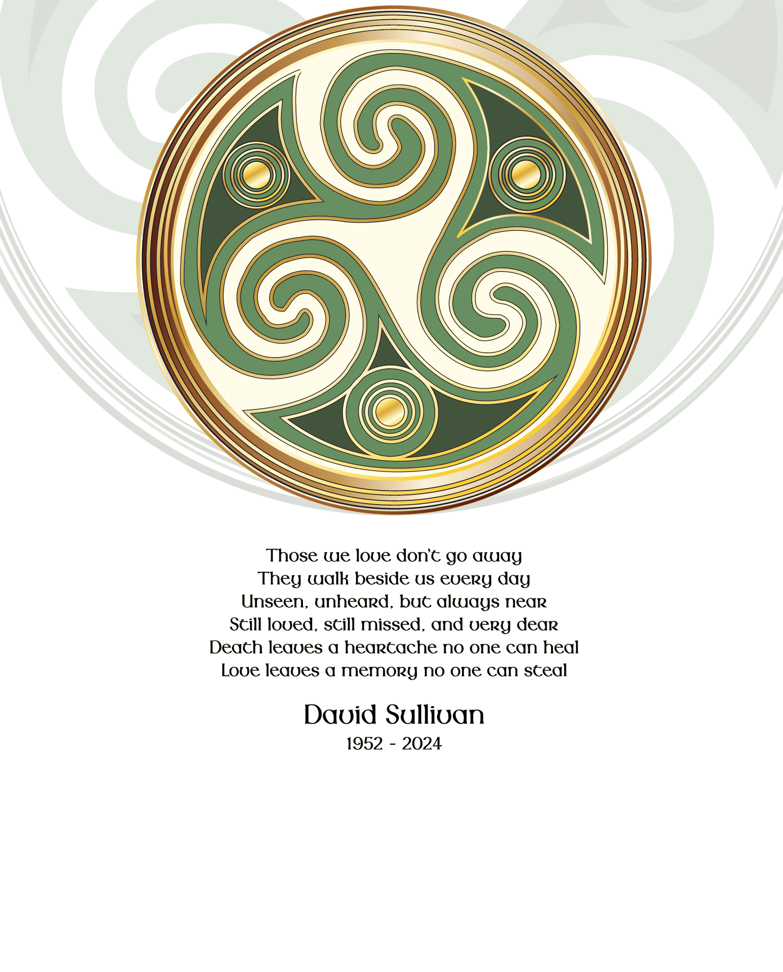 Ancient Ireland art reimagined in a contemporary Celtic spiral print, reflecting the deep symbolism of Irish heritage